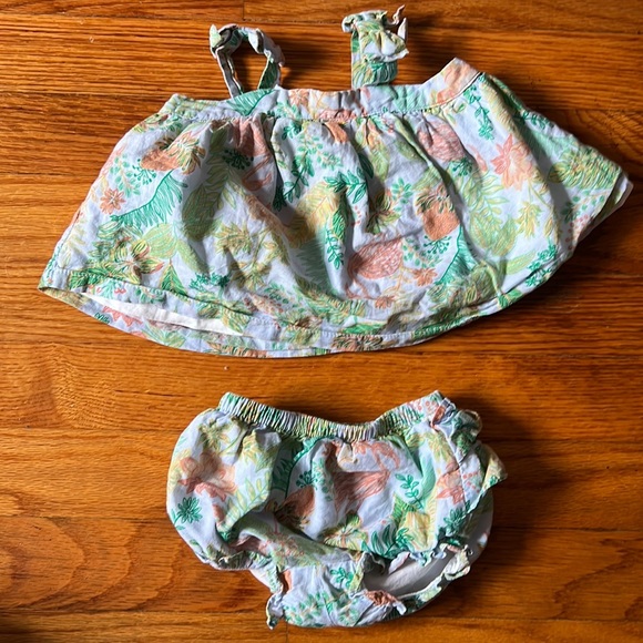 Perfect summer sets! Janie and Jack 0-3 months 2-piece outfits - Picture 5 of 6